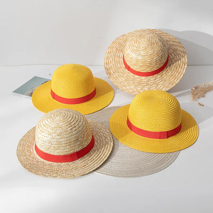 Luffy’s Iconic Straw Hat – Premium Anime Cosplay & Streetwear Sun Hat